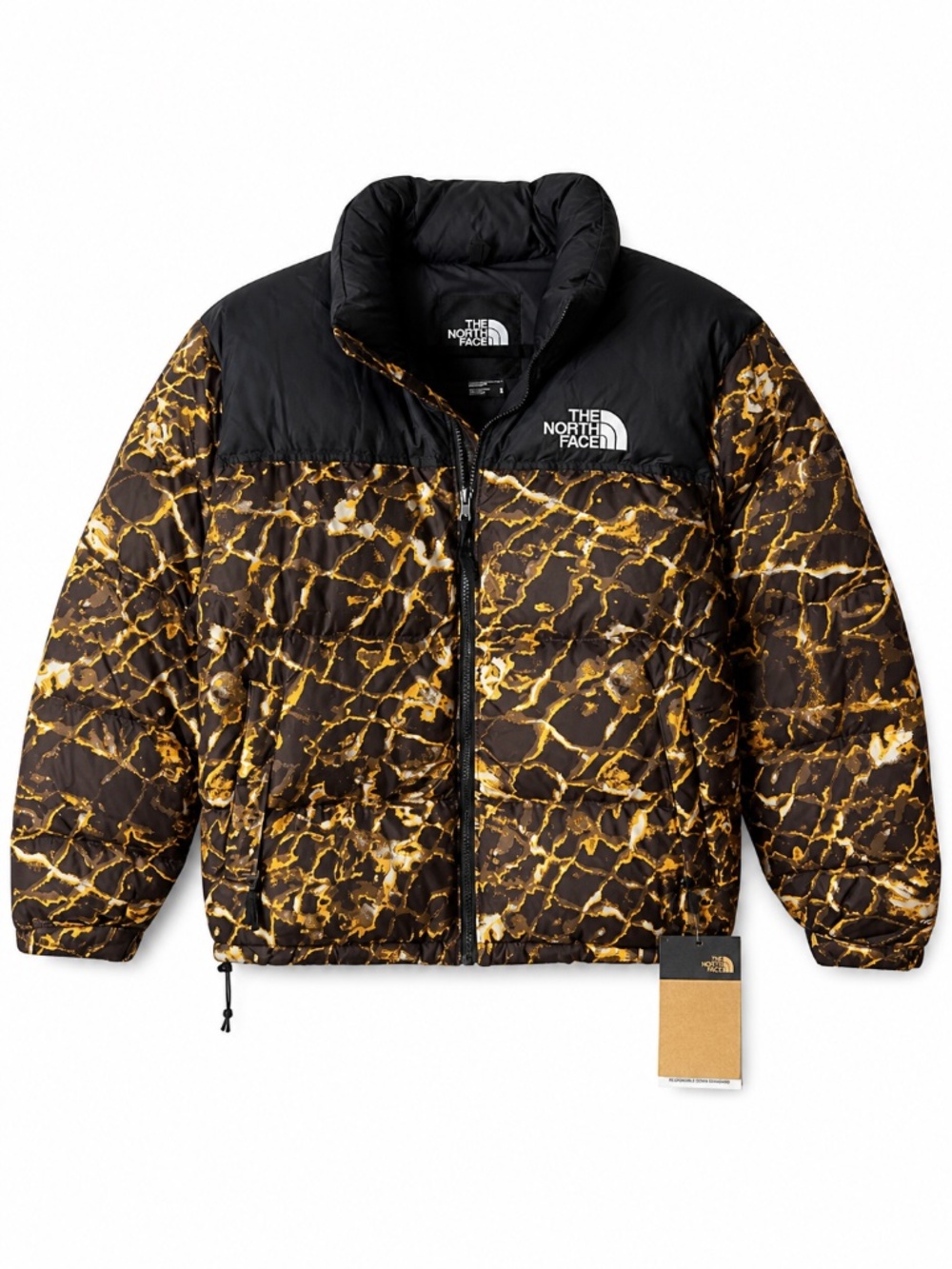 The North Face 1996 Retro Nuptse 700 Down Jacket Lightning Print NWT Men's L
